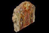 Tall, Red And Yellow Jasper Bookends - Marston Ranch, Oregon #180256-2
